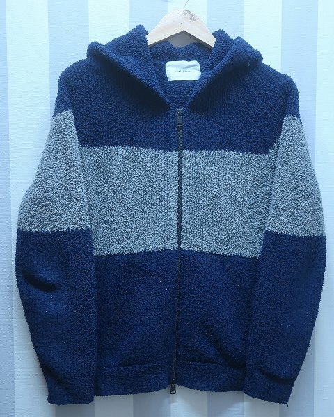 4-4462/Seagreen ボアスウェットジップパーカー シーグリーン 拍卖