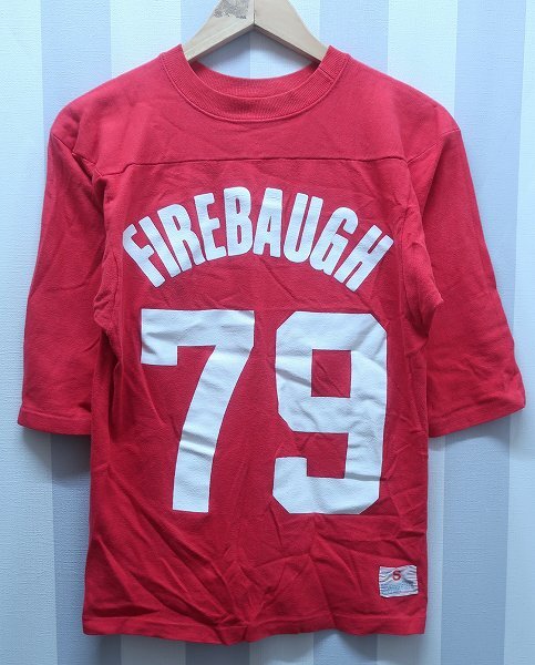 2-2664B/チャンピオンバータグ フットボールTシャツ USA製 Champion拍卖