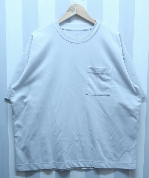 2-2831B/無印良品 涼感UVカットワイド半袖Tシャツ 拍卖