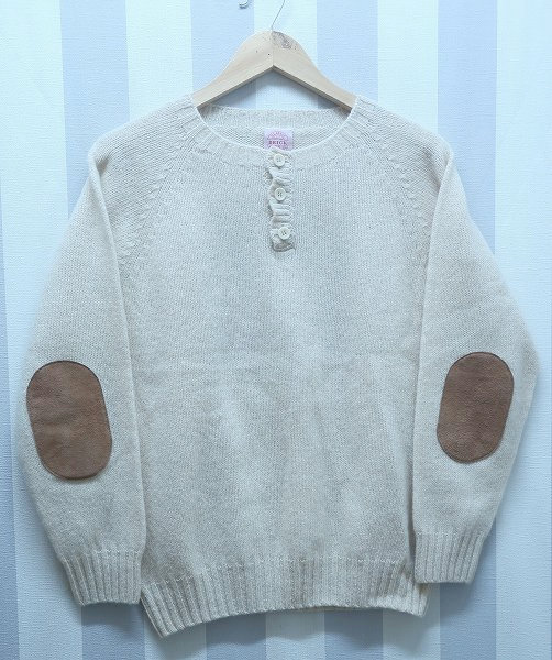 2-2778B/BRICKヘンリーネックニット ブリック拍卖