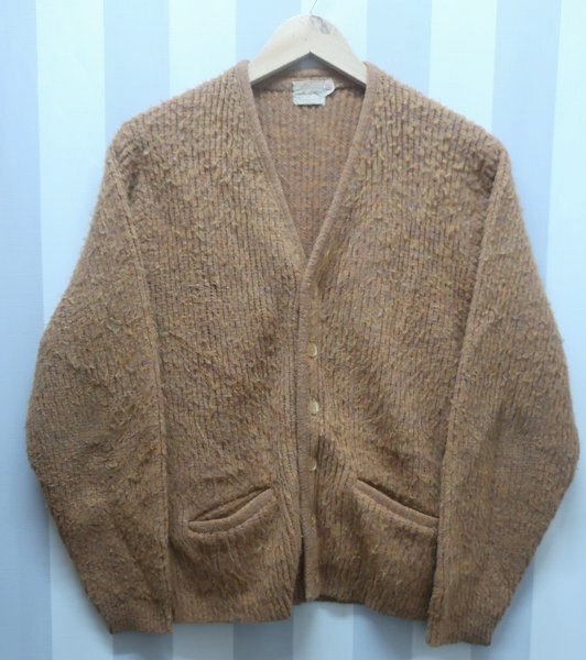 4-4476/BRENT アクリルニットカーディガン ブレント ビンテージ拍卖