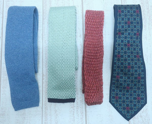 6-7180A/LANVIN、MILA SCHON他 ネクタイ 4点 セット拍卖