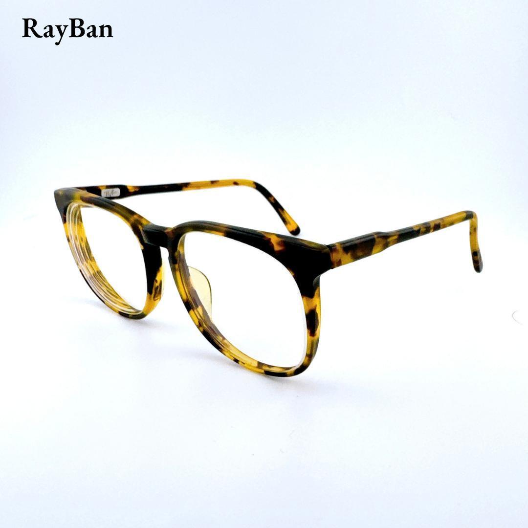 レイバン 度入り トラディショナルズ メガネ めがね 眼鏡フレーム アイウェア べっ甲柄 プラスチック ブラウン メンズ レディース拍卖