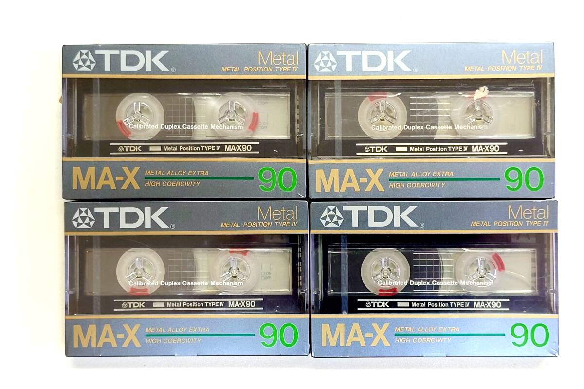 未開封TDK MA-X90分4本 メタルテープ拍卖