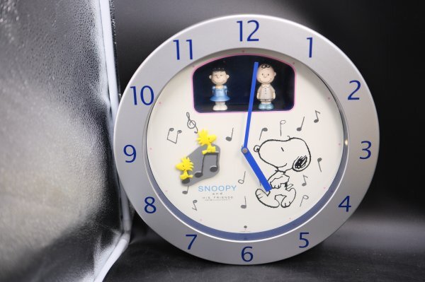 難あり SNOOPY からくり時計 動作確認済  壁掛け時計  レトロ アンティーク1拍卖