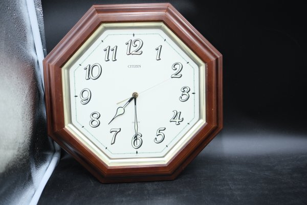 CITIZEN/シチズン 4KG950-0 ステップ式  動作確認済  壁掛け時計  レトロ アンティーク拍卖