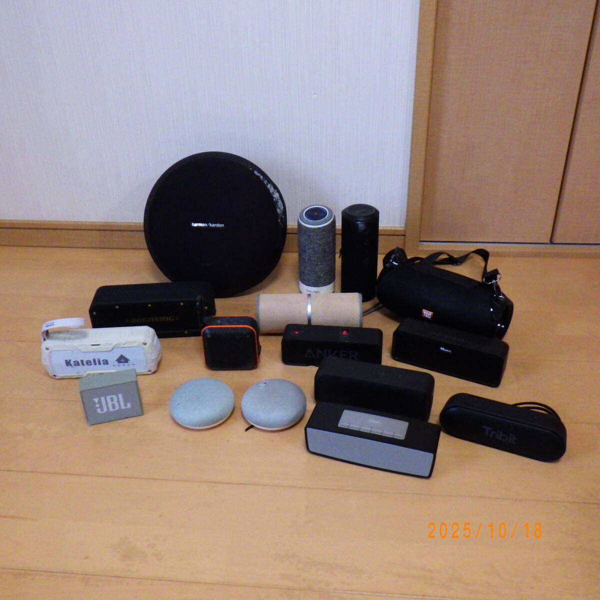 Harman Kardon/JBL/ANKER/iina/google/Zamkoi 等 Bluetooth ワイヤレススピーカー 16台セット まとめて 動作未確認品 現状渡し ジャンク拍卖