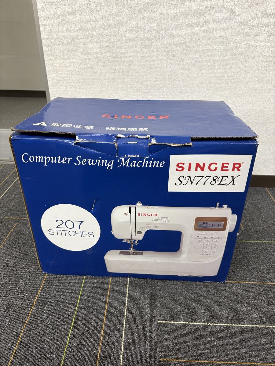 SINGER コンピューターミシン SN778EX 未使用 シンガーミシン 拍卖