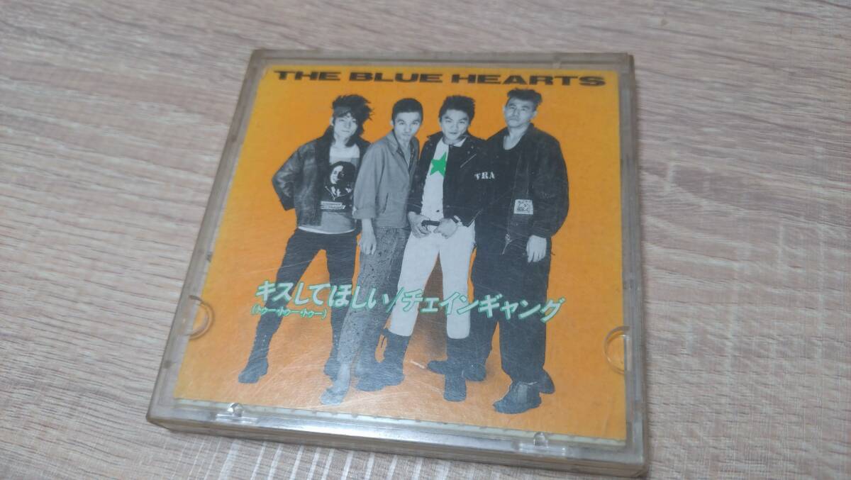 希少 バーコードなし 最初期盤CDシングル【キスしてほしい/チェイン・ギャング THE BLUE HEARTS】音飛びなし 検)甲本ヒロト 真島昌利拍卖