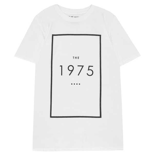 THE 1975 ザナインティーンセヴンティファイヴ Logo Tシャツ WHITE Lサイズ オフィシャル拍卖