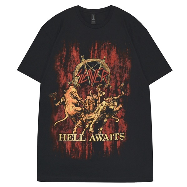 SLAYER スレイヤー Hell Awaits Blood Tシャツ Sサイズ オフィシャル拍卖