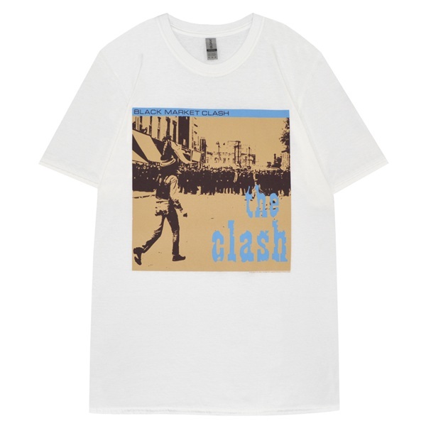 THE CLASH クラッシュ Black Market Tシャツ WHITE XLサイズ オフィシャル拍卖