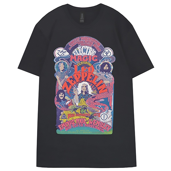 LED ZEPPELIN レッドツェッペリン Full Colour Electric Magic Tシャツ Mサイズ オフィシャル拍卖