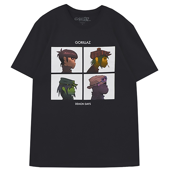 GORILLAZ ゴリラズ Demon Days Tシャツ BLACK Sサイズ オフィシャル拍卖