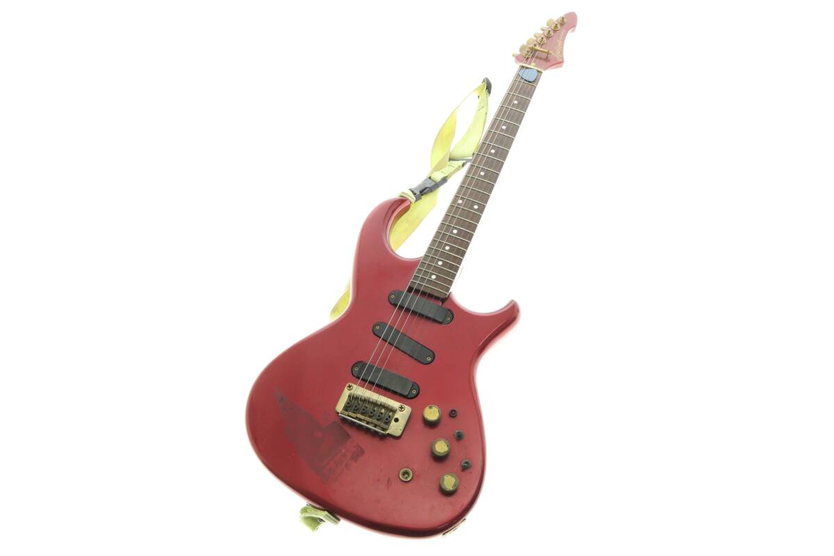 VMPD7-101-13 Aria Pro Ⅱ アリアプロ 2 RS ESPRIT エレキギター ギター 弦楽器 楽器 全長約98.5cm レッド 音出し未確認 ジャンク拍卖