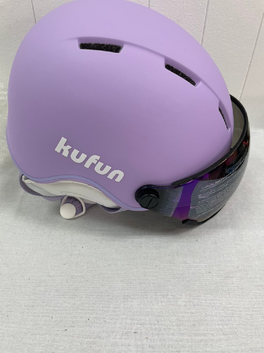 【中古品】【即日発送】【送料無料】kufun スキー ヘルメット バイザー スノーボード拍卖