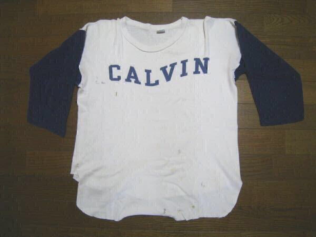 70S 70年代 ヴィンテージ ビンテージ vintage champion チャンピオン ブルーバー トリコ 染み込み ツートン ベースボール 80s 80年代拍卖