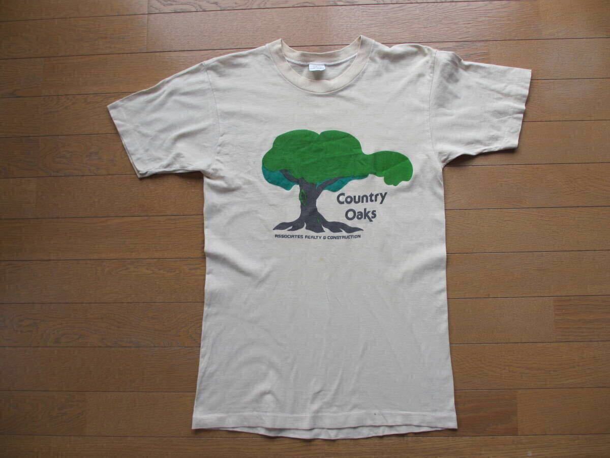 70S 70年代 ヴィンテージ ビンテージ SIGNAL シグナル プリント バックプリント VINTAGE 古着 木 ツリー 60S 60年代 染み込み オリジナル拍卖