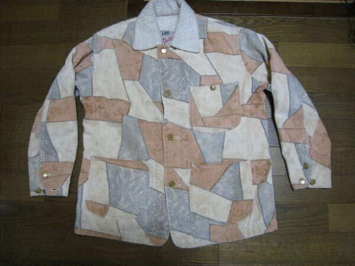 70S 70年代 ヴィンテージ ビンテージ オリジナル LEE リー パッチワーク カバーオール ボア マルチストライプ モンスター ウッドストック拍卖