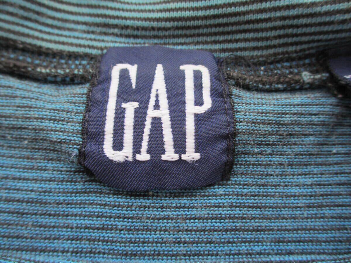 90S 90年代 GAP ギャップ オールド ヴィンテージ ビンテージ ボーダー ハイネック ゆるだぼ ストリート スケート 旧タグ 古タグ アメカジ 拍卖