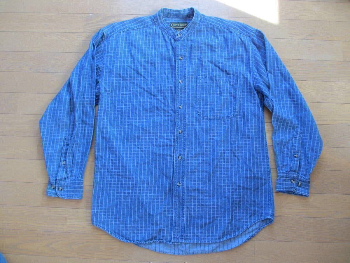 80S~90S 80年代~90年代 ヴィンテージ ビンテージ CROFT BARROW ノーカラー ヘンリーネック ウォバッシュ ワバッシュ アメリカ ビッグ 拍卖