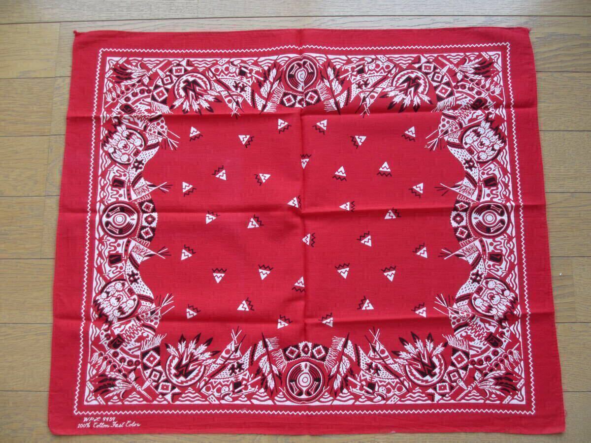 50S 50年代 WPL ヴィンテージ ビンテージ 希少 ネイティブ インディアン 原住民 赤 フェード FAST COLOR クッキー スーサイダル 松ぼっく拍卖