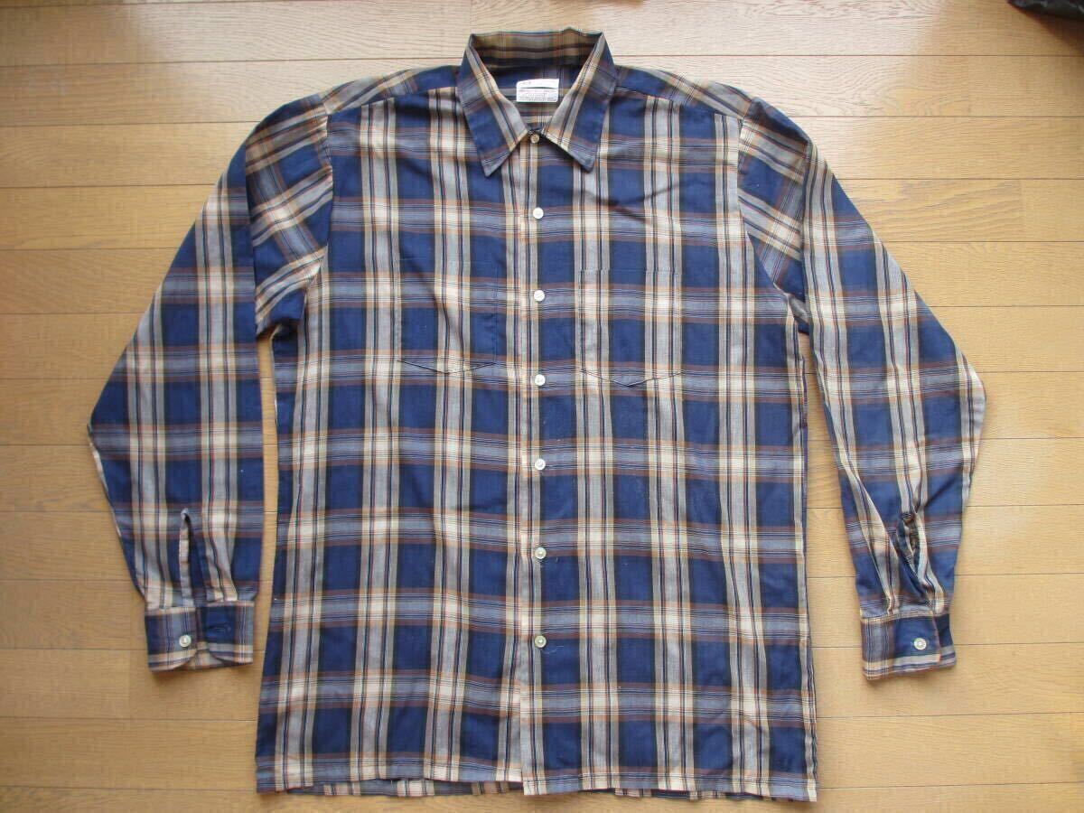 70S 70年代 ヴィンテージ ビンテージ シャドーチェック オンブレ アメリカ製 古着 VINTAGE 60S 60年代 スペシャル レア タータン ブロック 拍卖