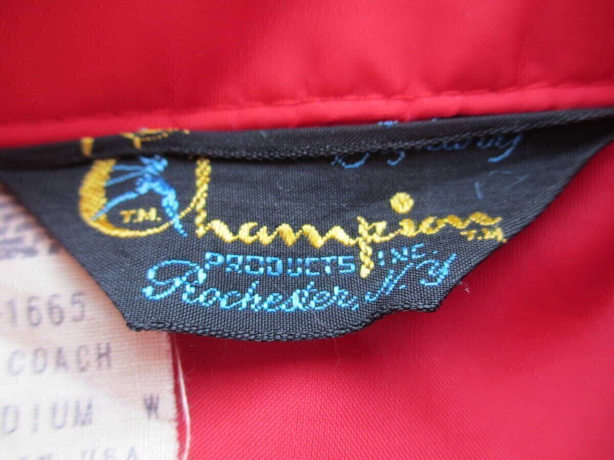 60S 60年代 ヴィンテージ ビンテージ オリジナル CHAMPION チャンピオン ランナーズ プロダクト コーチ ナイロン ビール ストロー社 アメリ拍卖