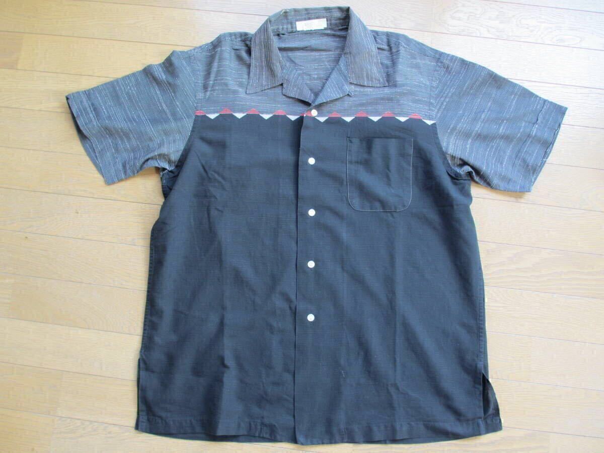 50S 60S 50年代 60年代 ヴィンテージ ビンテージ ネップ調 黒 カスリ 切り替えし アーガイル ダイア柄 ループ ボックス 40S 40年代 エルビ拍卖