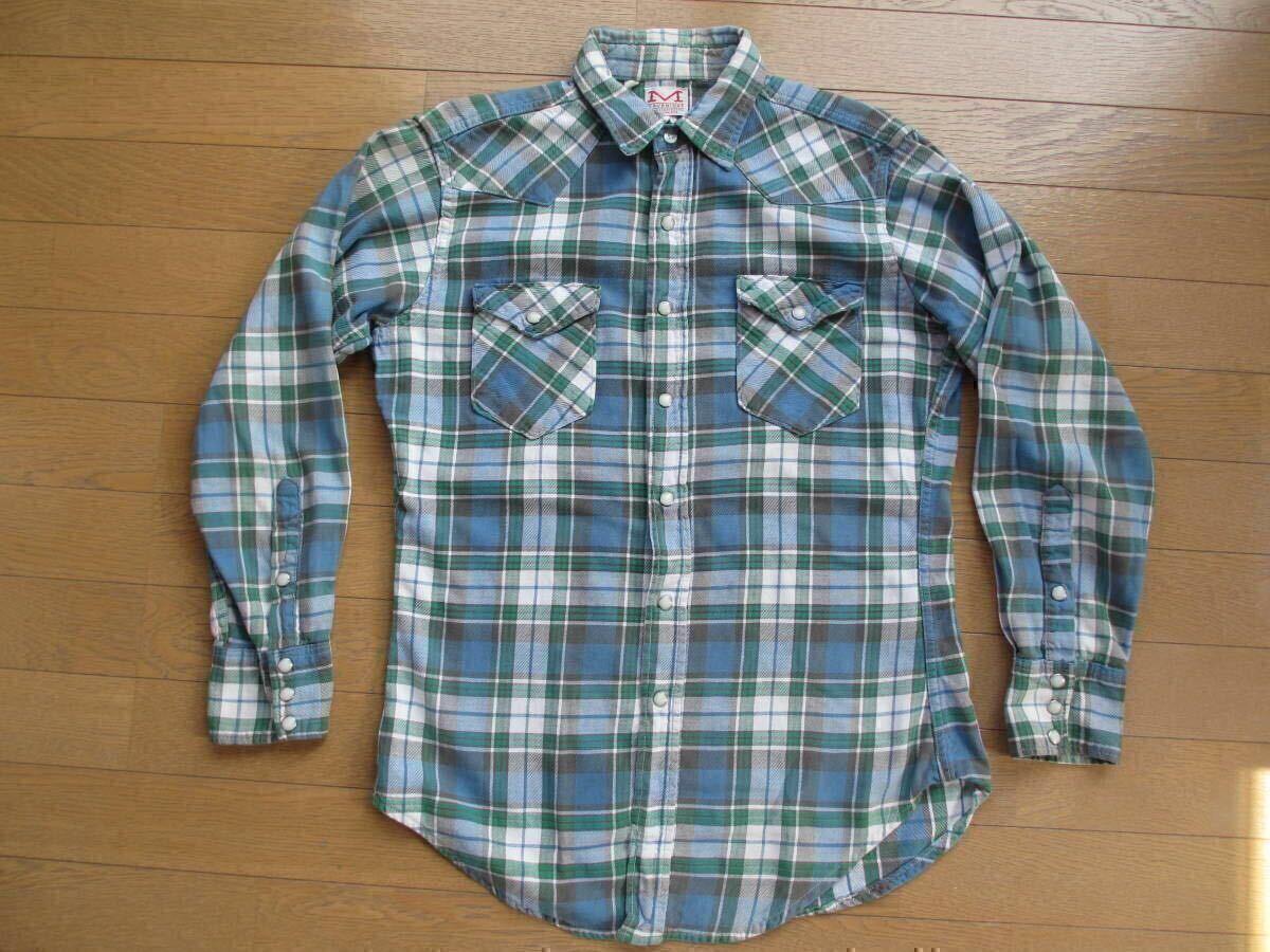 60S 60年代 ヴィンテージ ビンテージ オリジナル BLUE BELL ブルーベル MAVERICK マーベリック ネル ウエスタン シャツ ラングラー ロング拍卖