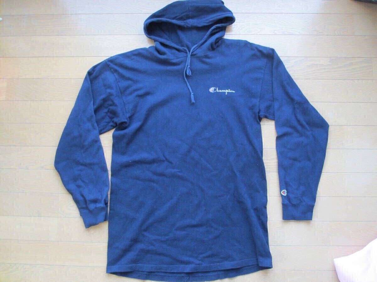 90S 90年代 オリジナル ヴィンテージ ビンテージ オールド チャンピオン CHAMPION カットソー フード パーカー レア アメリカ製 ゆるだぼ拍卖