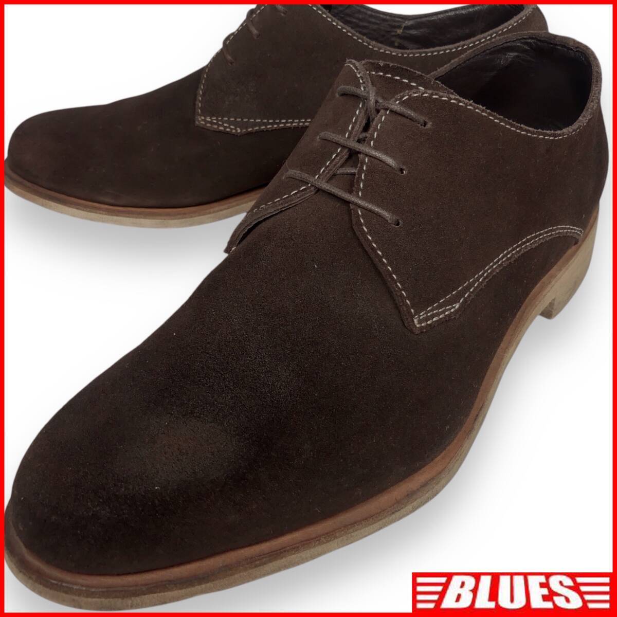 即決★Paraboot UNITED ARROWS 別注★25.5cm レザーレースアップシューズ メンズ 7.5 茶 スエード 本革 本皮 革靴拍卖