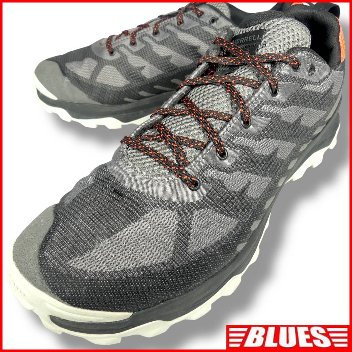 即決★MERRELL★32cm スニーカー メレル メンズ グレー SPEED ECO 防水 トレイルランニング ウォーキングシューズ拍卖