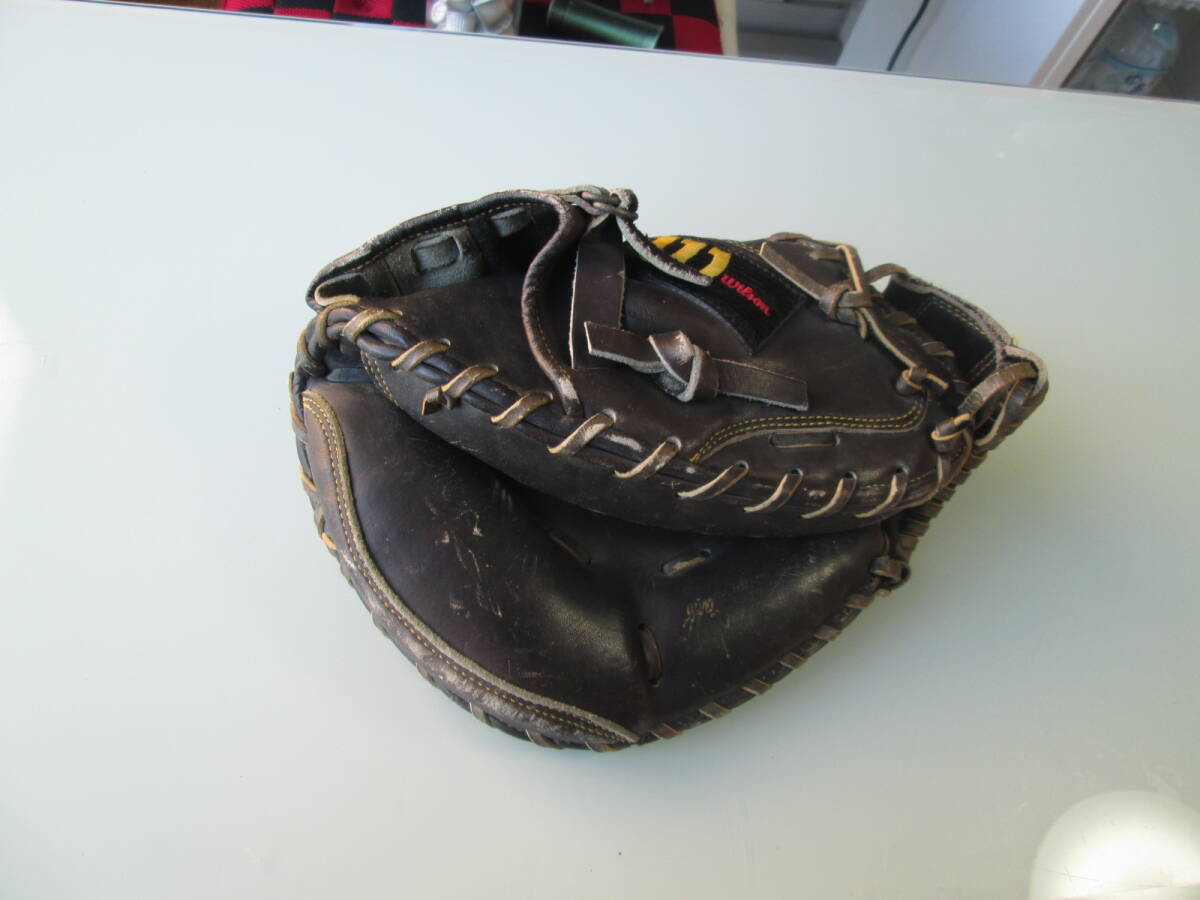 WILSON ウィルソン キャッチャーミット ブラック 右拍卖