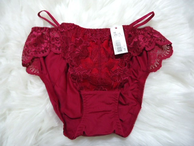 ラスト1点!新品★aimerfeel エメフィール★ボールド色でセクシーなショーツ★Mサイズ拍卖