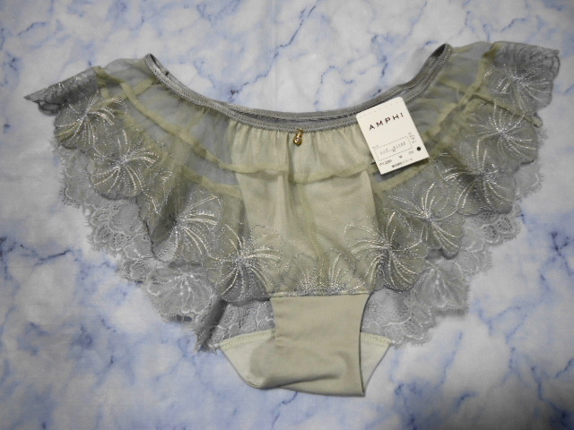 新品★ワコールAMPHI★ バックレースでセクシー★Mサイズ アンフィ拍卖