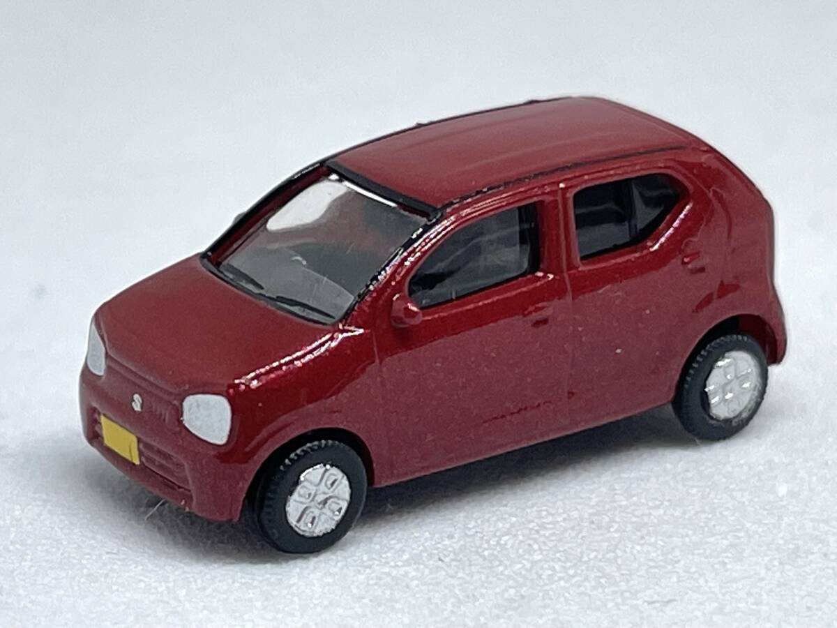 1/150 ザ・カーコレクション『【 スズキ アルト(赤)No.W155 】基本セット 選(セレクト)赤 バラシ 』検/トミーテック カーコレ拍卖