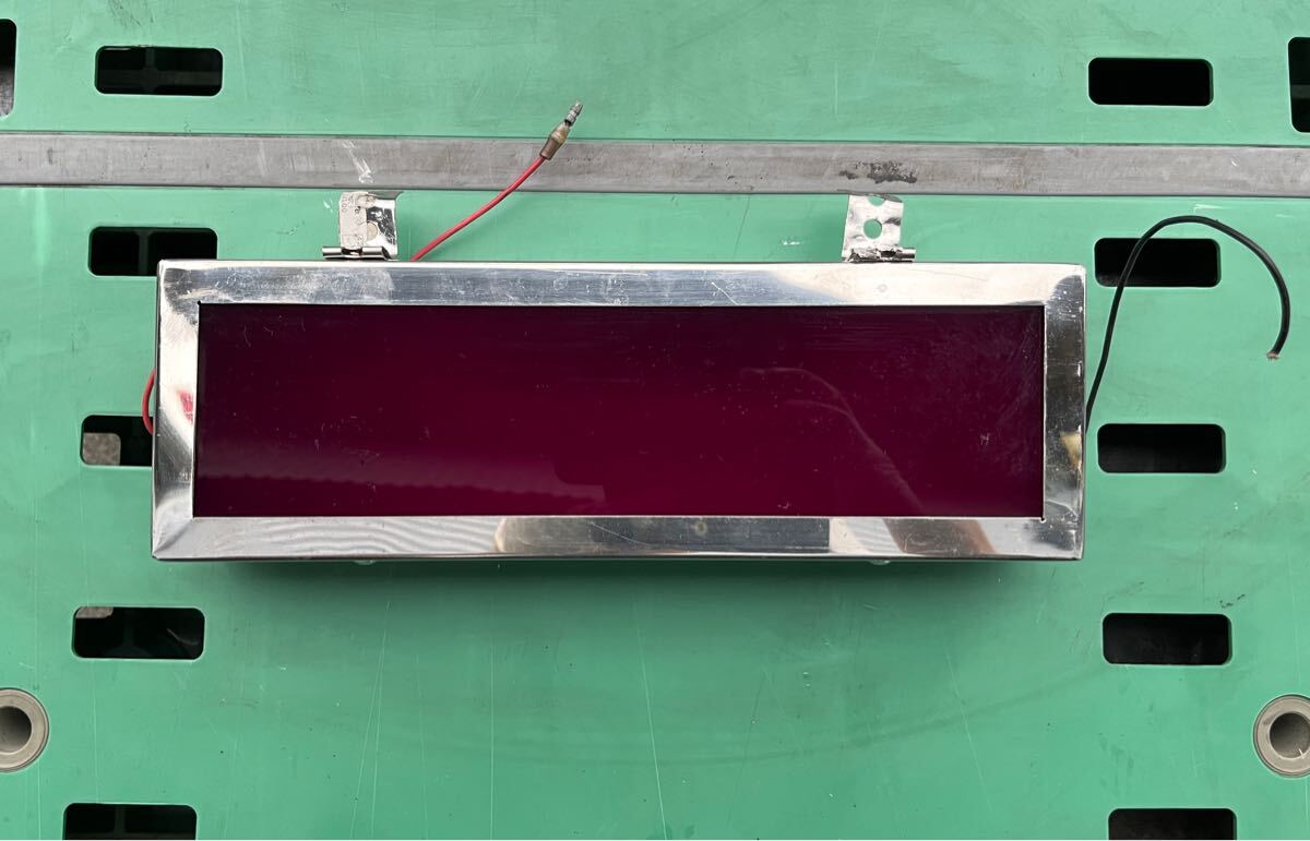 ワンマン 灯 パープル 蛍光灯 / 点灯 確認済み / スイッチ付き拍卖