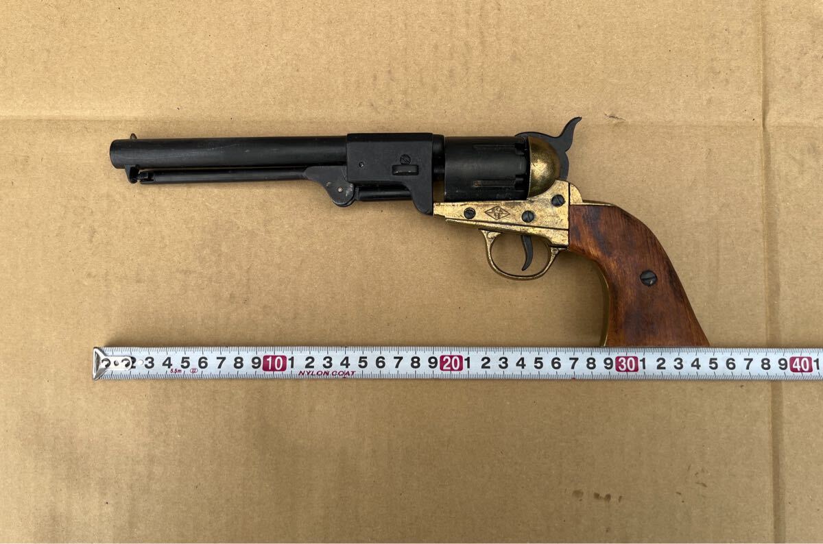 当時物 BKA 98 コルト リボルバー 金属製 / グリップ 木製拍卖