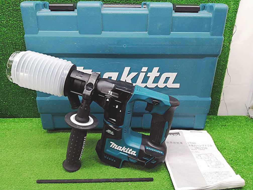 中古品 makita マキタ 17mm 18V 充電式 ハンマドリル SDSプラスシャンク HR171D ZK拍卖