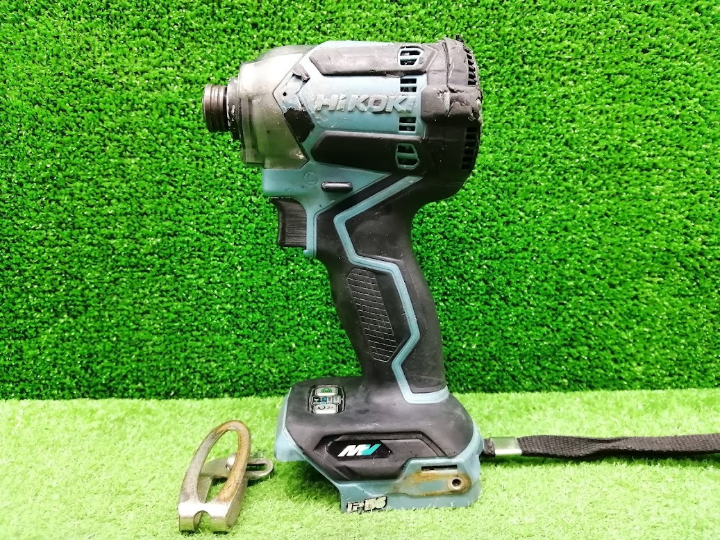 中古品 HiKOKI ハイコーキ 36V コードレス インパクトドライバ 限定色セームブルー WH36DC拍卖