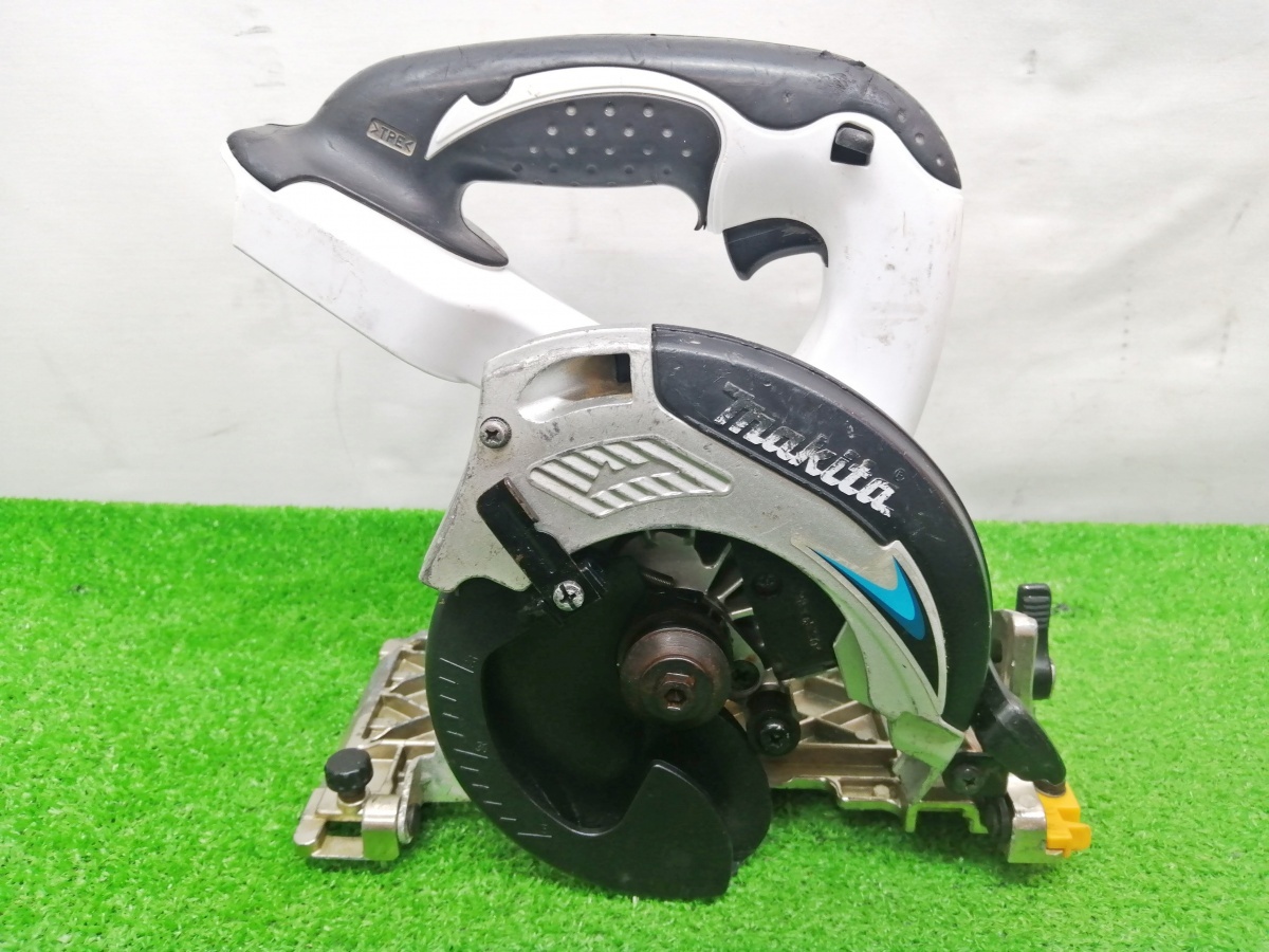 中古品 makita マキタ 125mm 14.4V 充電式 マルノコ 白 SS540DZ サブベース欠品拍卖