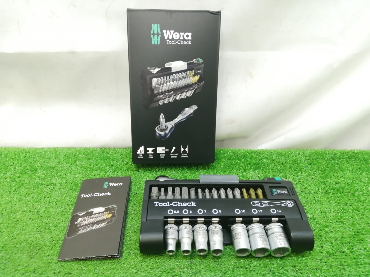 未使用品 Wera ヴェラ ツールチェック 1/4 38点セット 05073220001拍卖