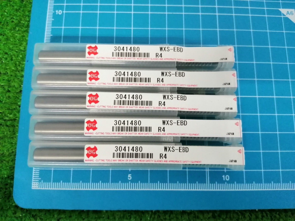 未使用品 OSG オーエスジー 超硬エンドミル 2刃ボールエンド  WXS-EBD R4 3041480 5本セット ①拍卖