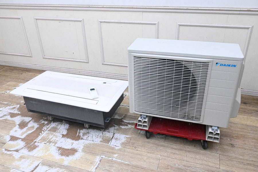 HH073 外観美品 2024年製 DAIKIN/ダイキン S50ZGV 室内機F50ZGV 室外機R50ZGV 天井埋込カセット形 エアコン 単相200V ~16畳用拍卖