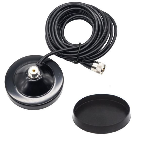 マグネット 基台 マグネット 保護ゴム付 5m M型 強力 ベース コネクター 車載 アマチュア 無線 モービル 同軸ケーブル アンテナケーブル拍卖
