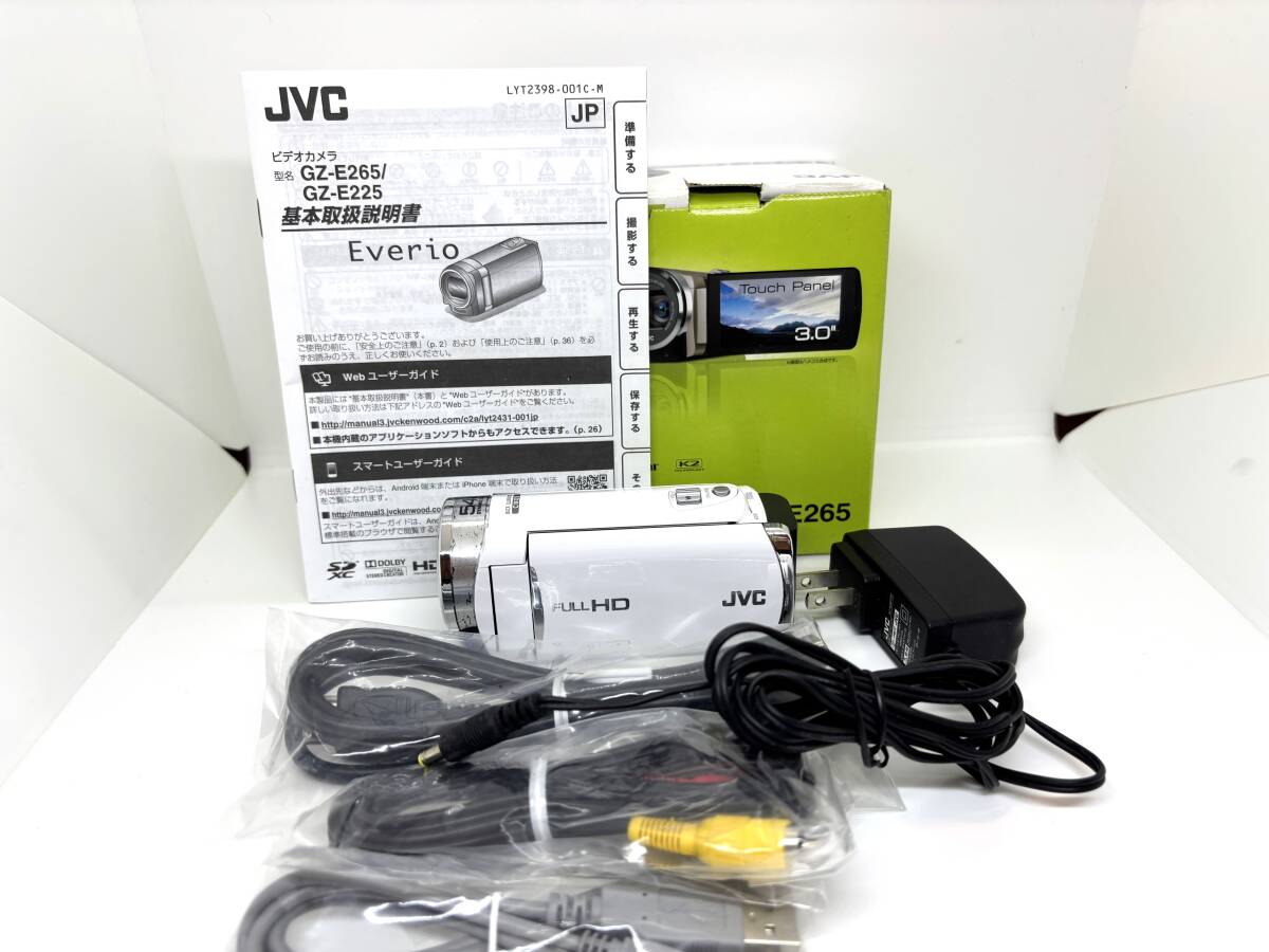 ☆良品☆JVC Everio GZ-E265 デジタルビデオカメラ #3606拍卖