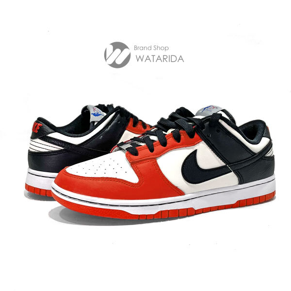 ナイキ NIKE スニーカー DUNK LOW RETRO EMB NBA 75周年 DD3363-100 US8 26cm 箱・タグ付 送料無料拍卖