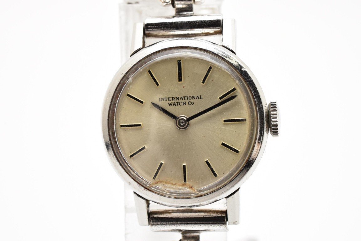 インターナショナル ウォッチ カンパニー 手巻き シルバー 2針 レディース 腕時計 IWC International Watch Company拍卖