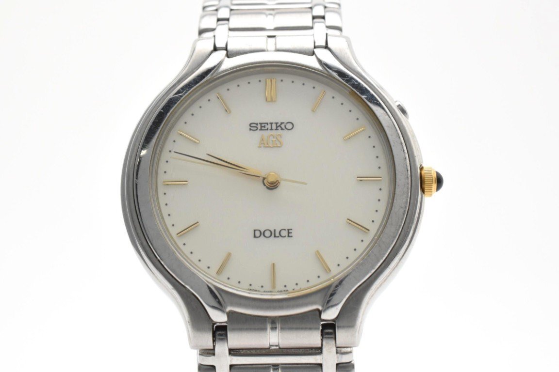 SEIKO セイコー DOLCE ドルチェ 4M21-0B10 シルバー ラウンド 白文字盤 3針 レディース クォーツ 腕時計拍卖